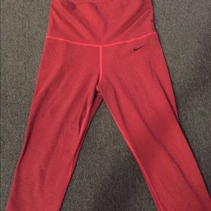 Black and red stripped workout pants